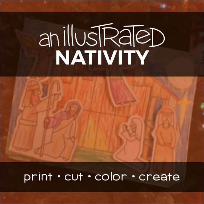 Make-your-own Nativity scene activity