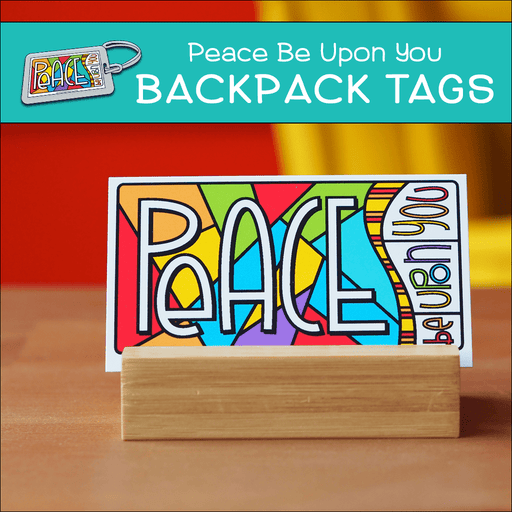 Peace Be Upon You Backpack Tags