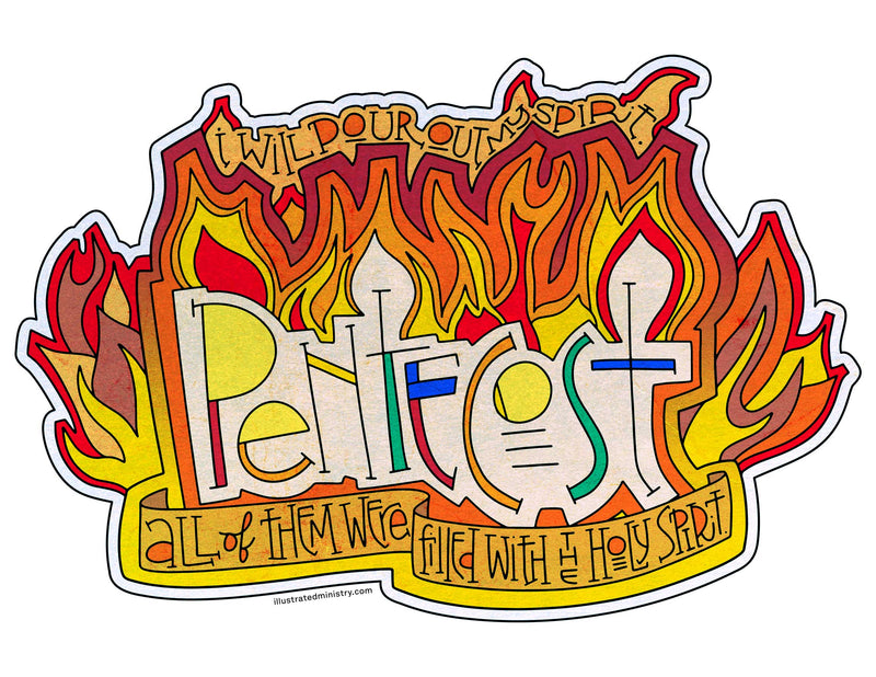 Pentecost Coloring Page & Poster