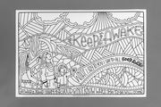 Advent Journey Coloring Posters