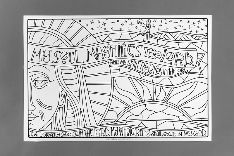 Advent Journey Coloring Posters