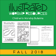 Children's worship bulletins - Fall 2018