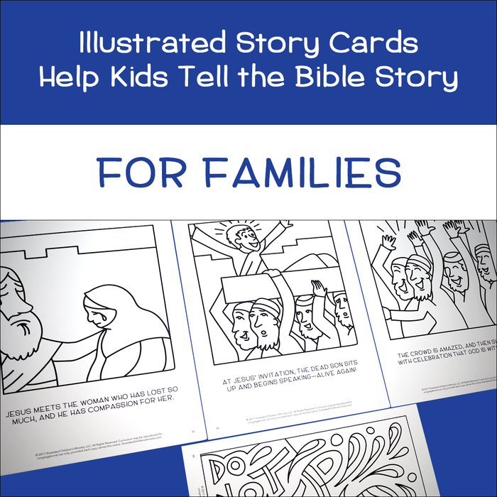An Illustrated Compassion for Families Story Cards