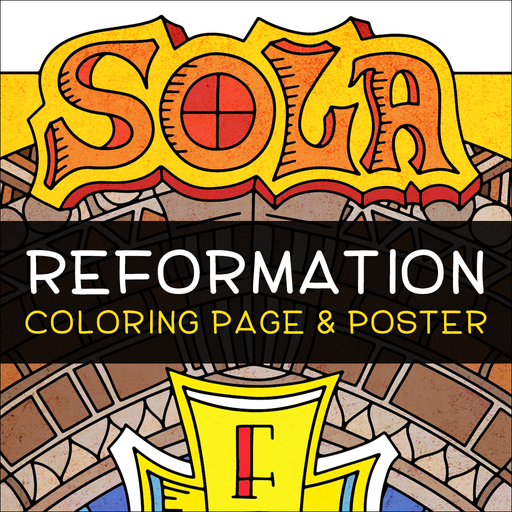 Reformation Day Coloring Page and Poster