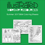 Bible Story Coloring Sheets - summer