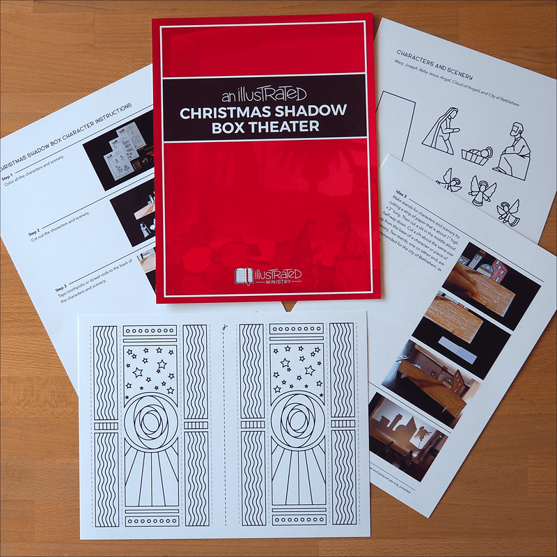 An Illustrated Christmas Shadow Box Theater