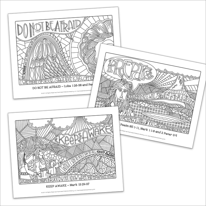 Do Not Fear Coloring Sheets (FREE) 6-Page PDF Download - Sunday School Store