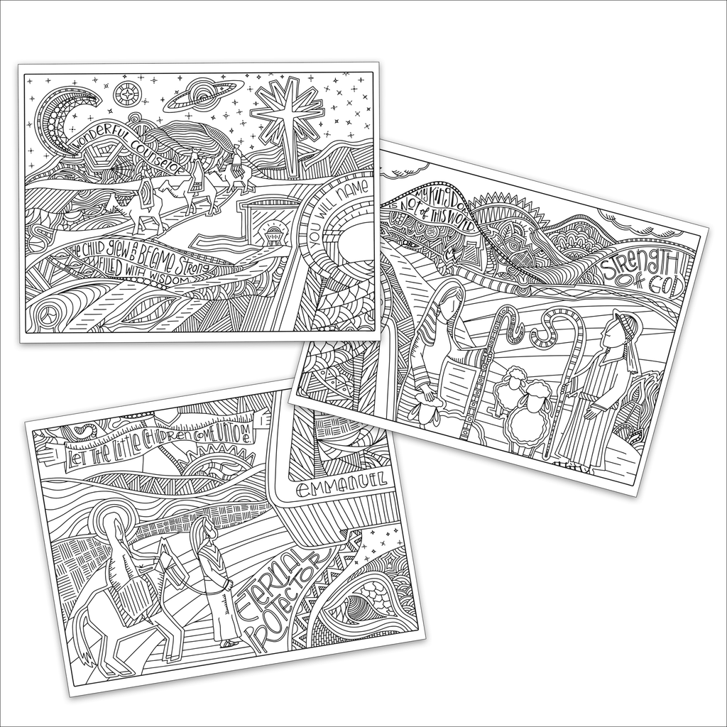 Coloring Pages & Posters — Illustrated Ministry