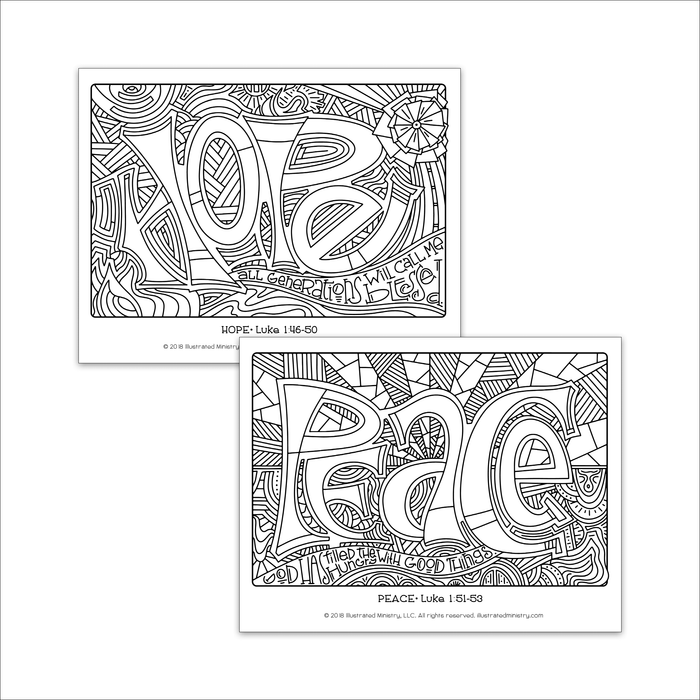Mary's Song Coloring Pages