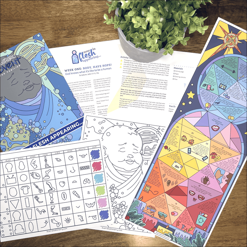 An Illustrated Advent for Families: Now in Flesh Appearing