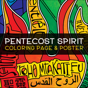 Pentecost Spirit Coloring Page and Poster