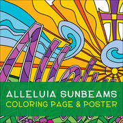 Alleluia Sunbeams Coloring Page & Poster