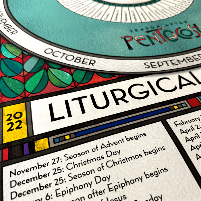 Liturgical Calendar Poster Print (2022–2023)