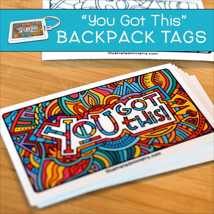 "You Got This" Backpack Tags