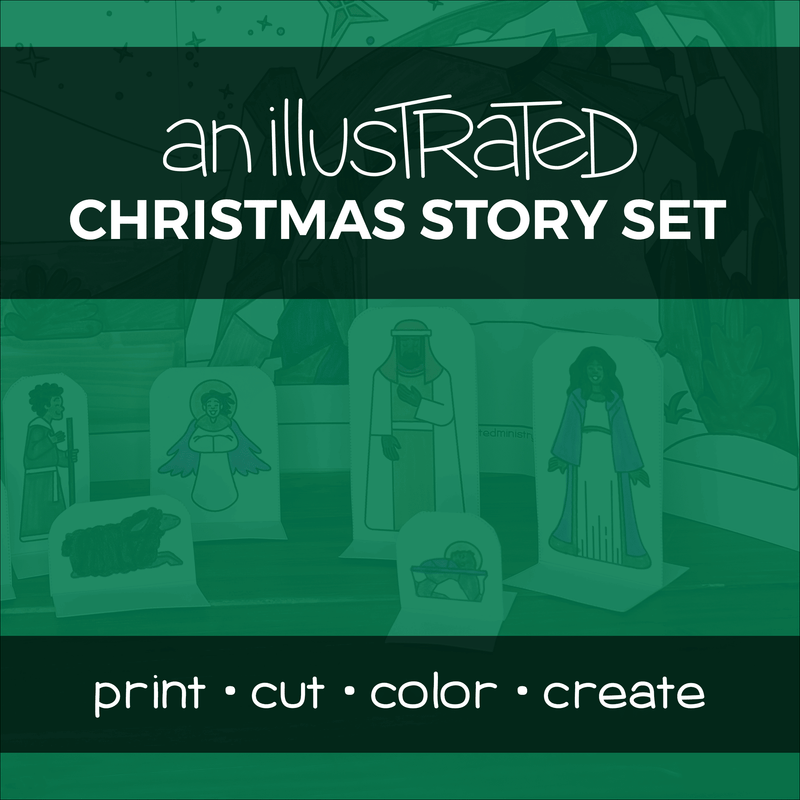 An Illustrated Christmas Story Set