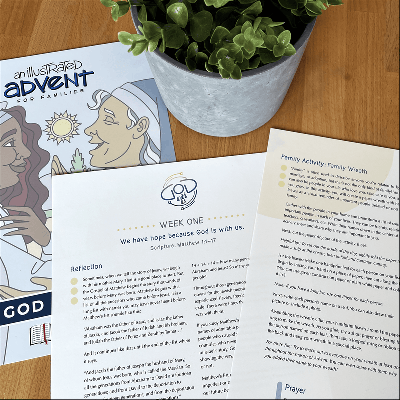 An Illustrated Advent for Families: God With Us
