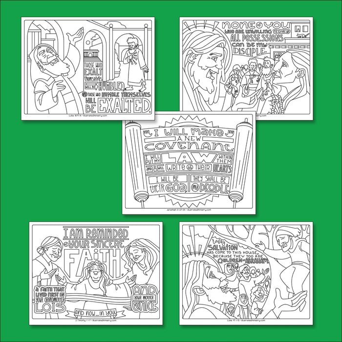Bible Story Coloring Pages: Fall 2022