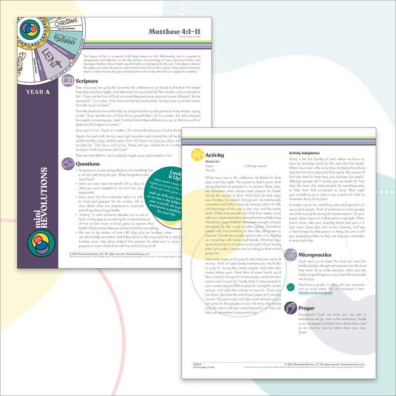 Mini Revolutions Curriculum: February 2023