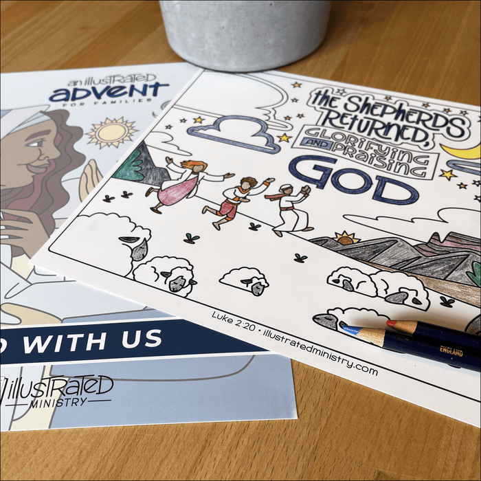 An Illustrated Advent for Families: God With Us
