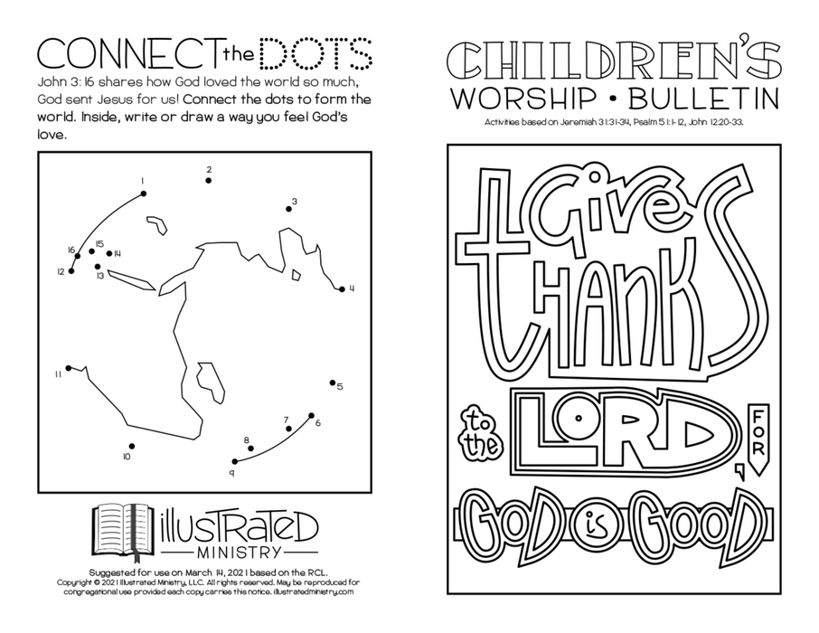 Illustrated Worship Children's Bulletins: Spring 2021 — Illustrated Ministry illustrated-worship-children-s-bulletins-spring-2021-illustrated-ministry