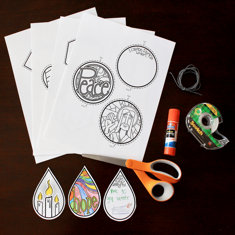 An Illustrated Ornament Set activity