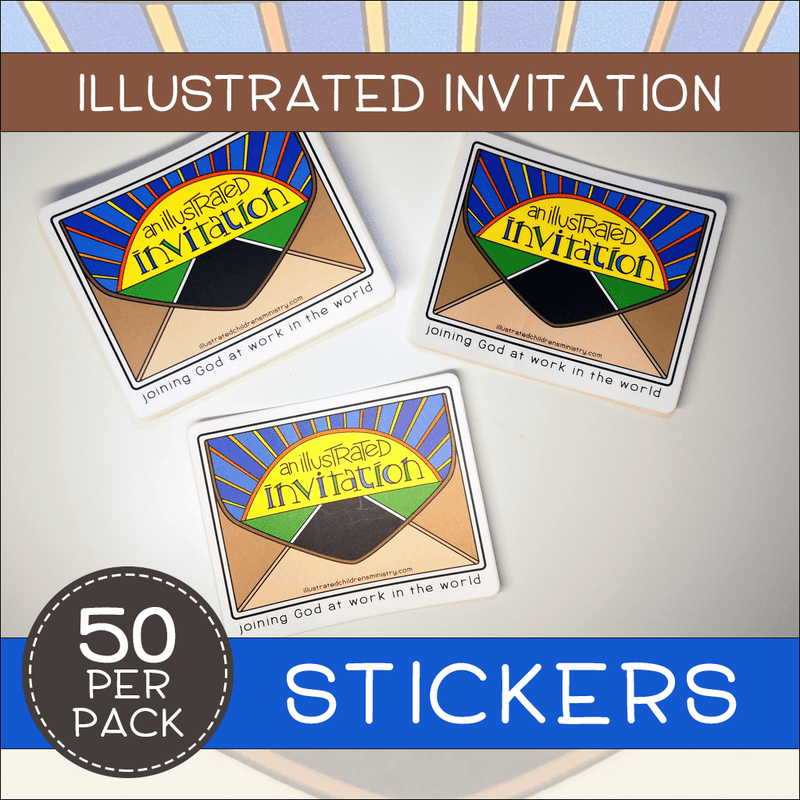 Illustrated Invitation Stickers