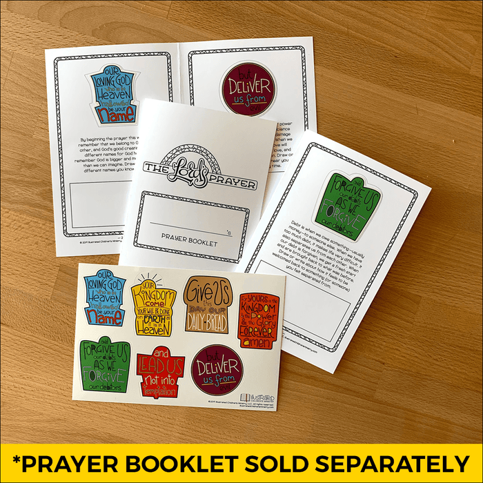 Stickers and Prayer Booklet to teach the Lord's Prayer