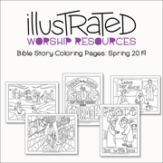 Bible Story coloring pages - Spring