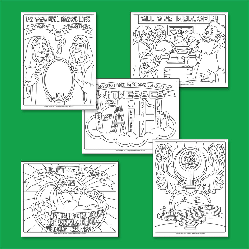 Bible Story Coloring Pages: Summer 2022 (Year C)