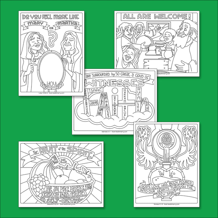 Bible Story Coloring Pages: Summer 2022 — Illustrated Ministry