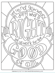 B&W illustration - let us work for the good of all