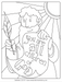Children's worship resource - B&W coloring page 