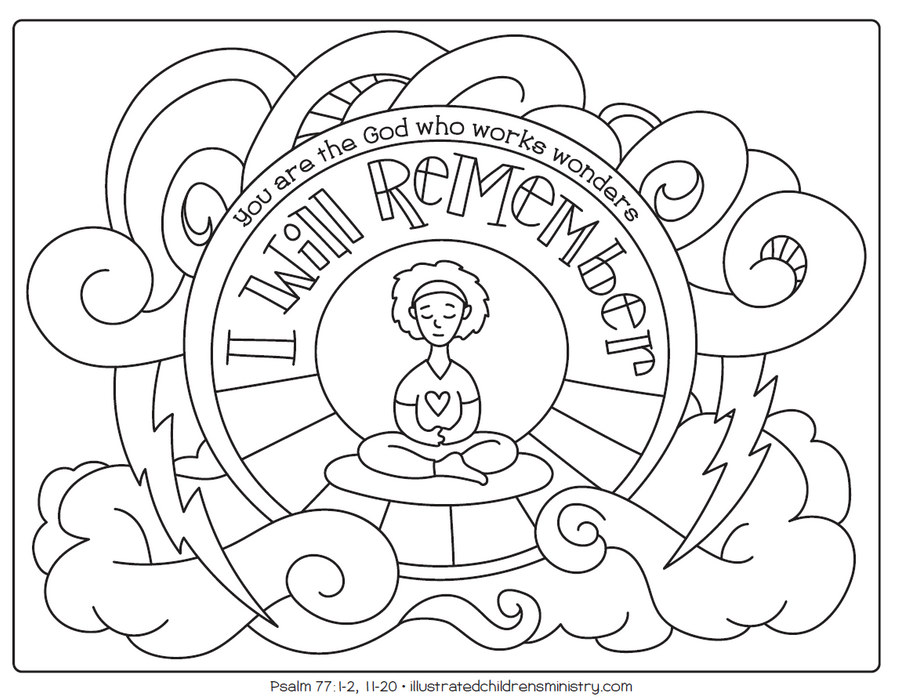 Bible Story Coloring Pages: Summer 2019