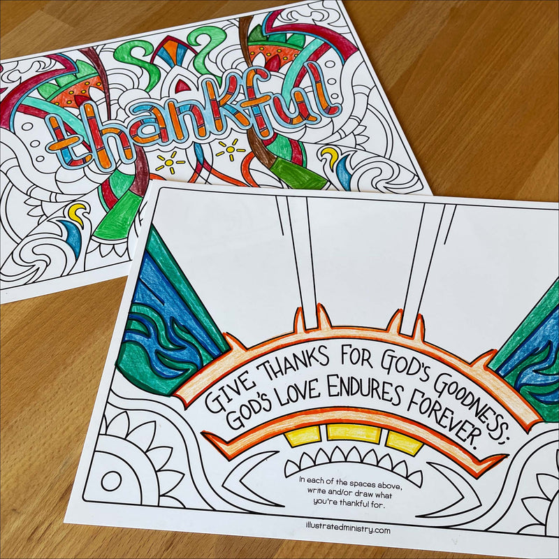 Thankful Coloring Pages