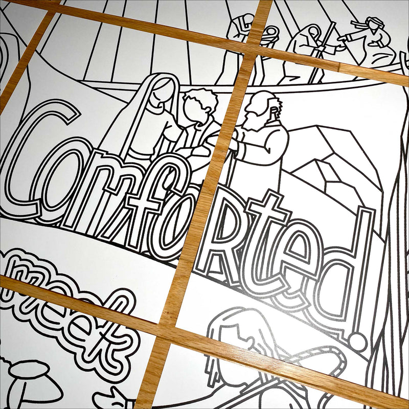 The Beatitudes Coloring Posters