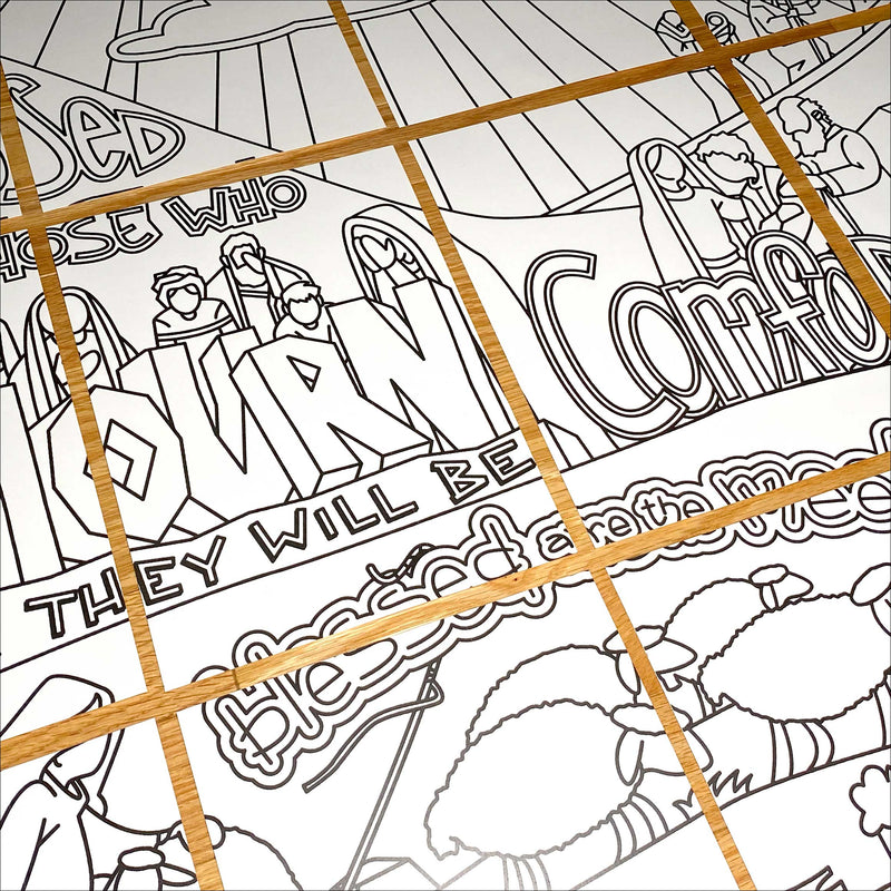 The Beatitudes Coloring Posters