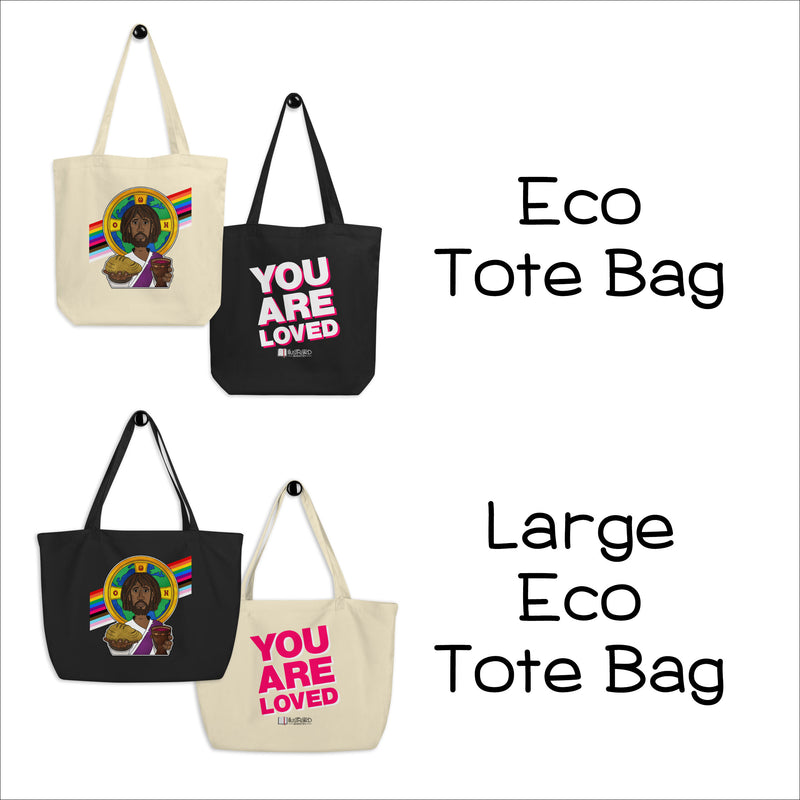 "You Are Loved" Jesus Eco Tote Bag