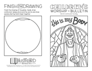 World Communion Sunday Children's Worship Bulletin