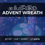 An Illustrated Advent Wreath
