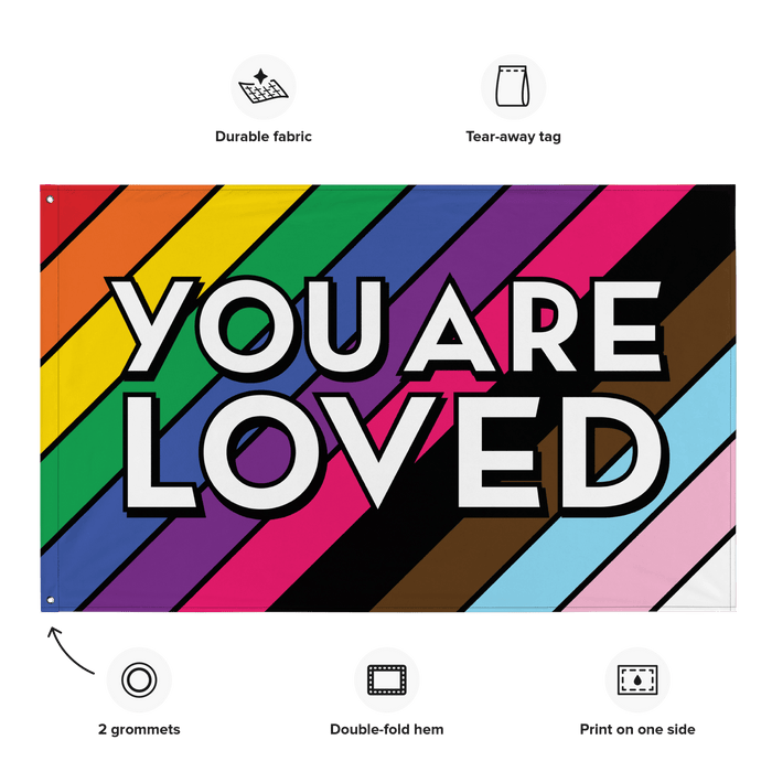 You Are Loved” Flag — Illustrated Ministry