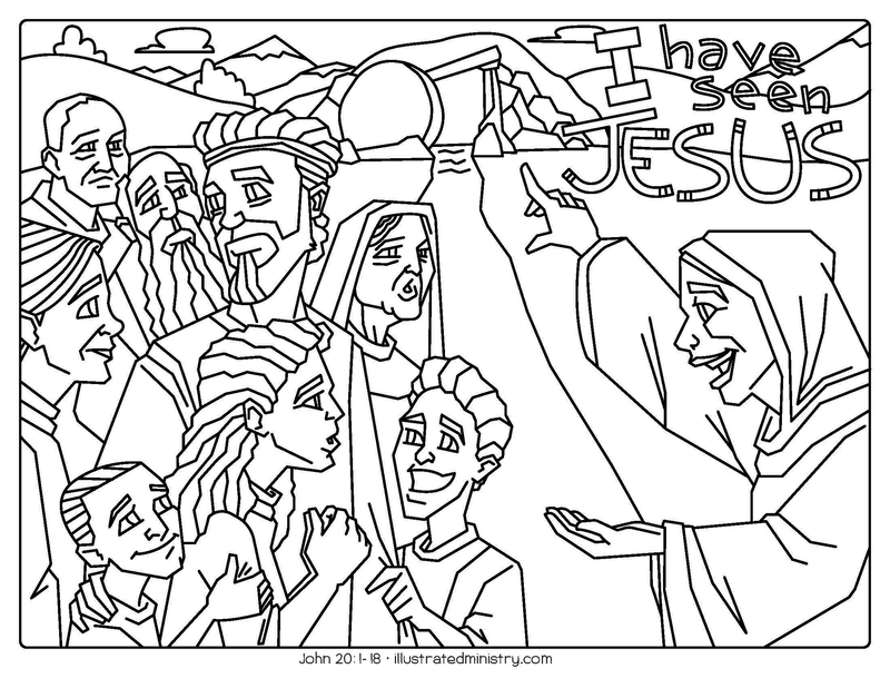 Bible Story Coloring Pages: Spring 2020 (Year A)