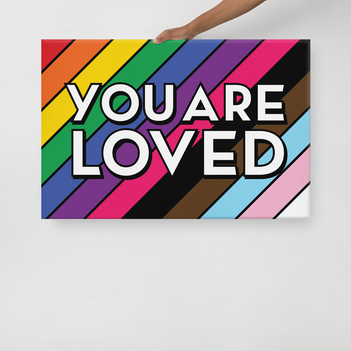"You Are Loved" Canvas Print