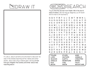 Coloring worship bulletin - winter