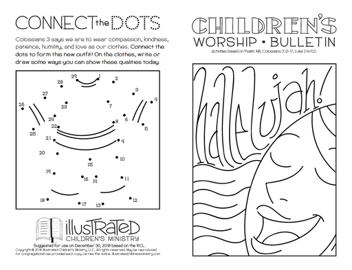 Children's bulletin for Advent
