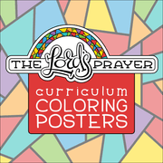 The Lord's Prayer curriculum coloring posters