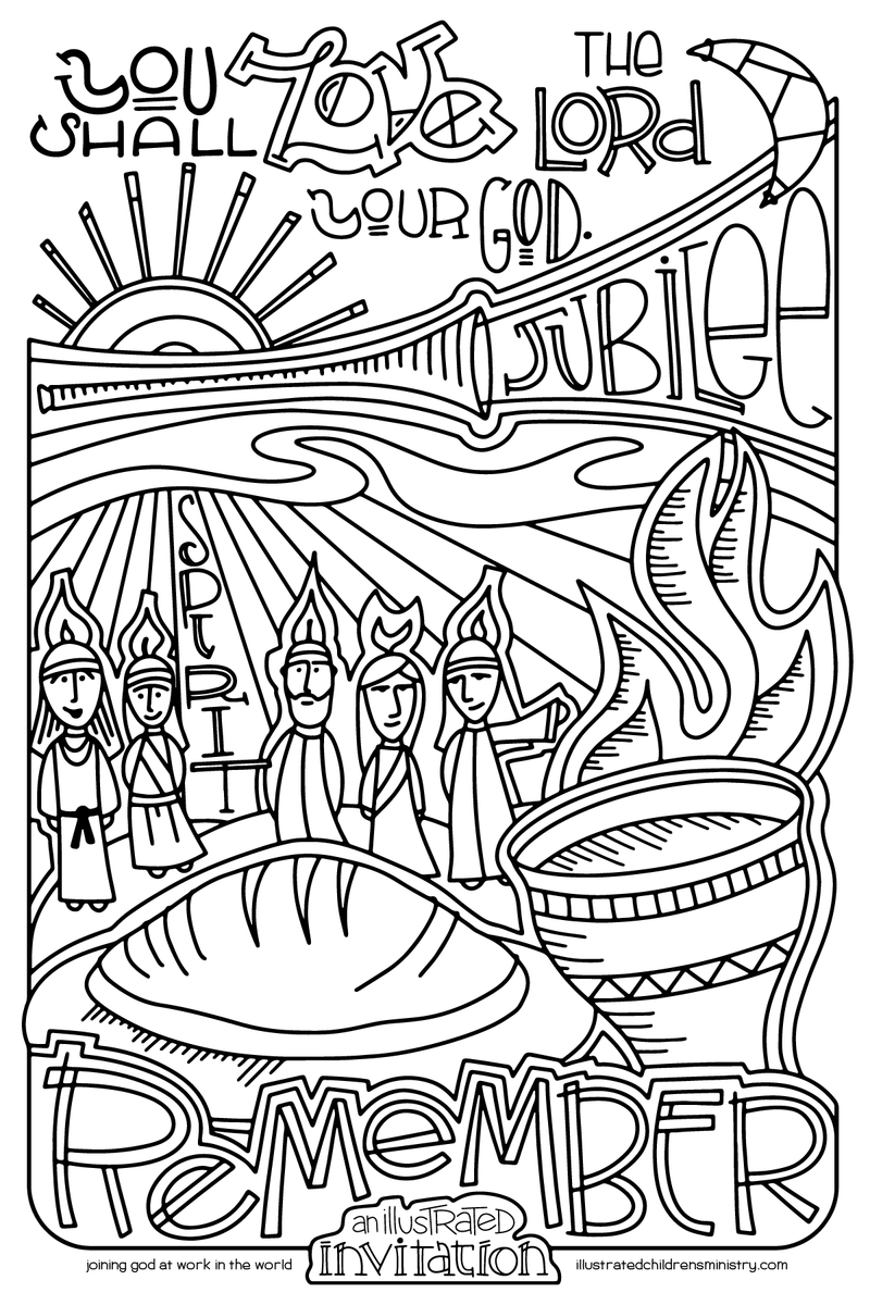 Illustrated Children's Ministry An Illustrated Invitation Poster 3: Accepting God's Invitation