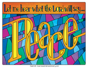 Illustration to accompany children's moment - Peace