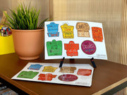 The Lord's Prayer stickers