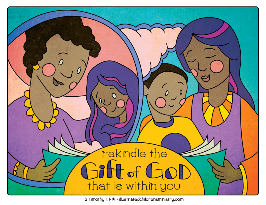 Illustration to accompany children's moment - gift of God