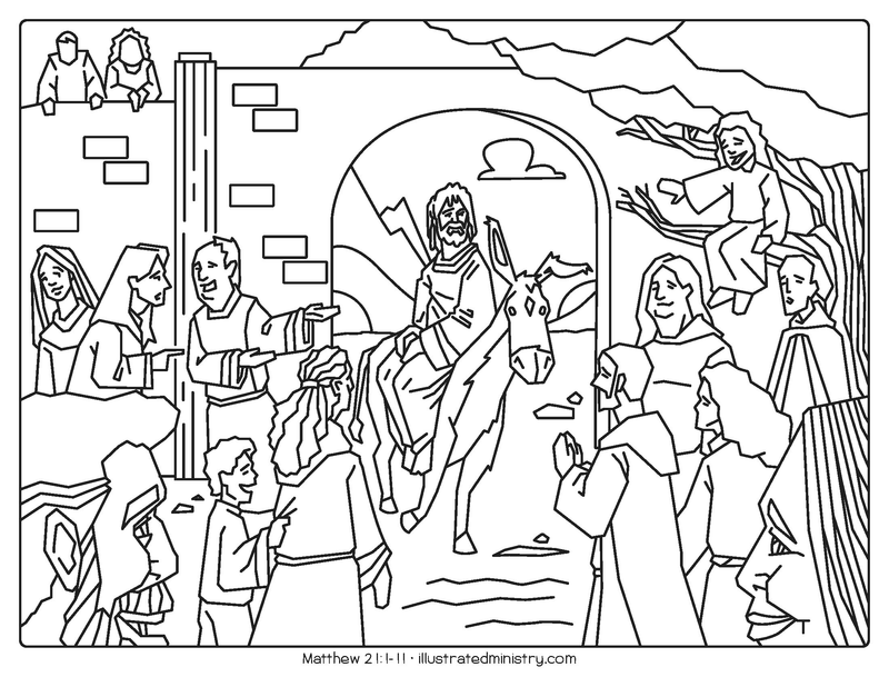 Bible Story Coloring Pages: Spring 2020 (Year A)